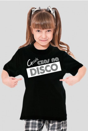 Gesek - Czas na Disco, Dziewczynka, Biały napis