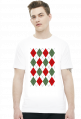 Koszulka świąteczna - sweter w romby