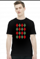 Koszulka świąteczna - sweter w romby