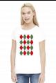 Koszulka bożonarodzeniowa - sweter w romby argyle