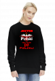 bluza z nadrukiem Polish Jestem damska