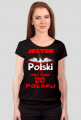 koszulka z nadrukiem Polish Jestem damska II