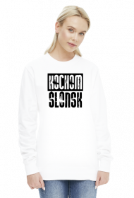 Kochom Ślonsk (bluza damska) ciemna grafika