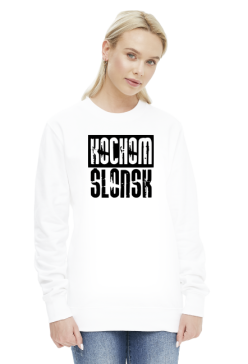 Kochom Ślonsk (bluza damska) ciemna grafika