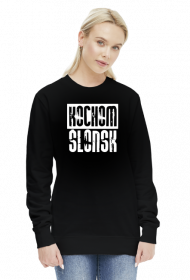 Kochom Ślonsk (bluza damska) jasna grafika