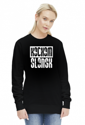 Kochom Ślonsk (bluza damska) jasna grafika