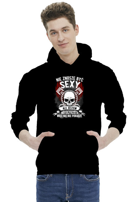 Nie znoszę być sexi + Motorbike skull - bluza motocyklowa