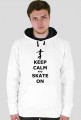 Bluza dwukolorowa KEEP CALM AND SKATE ON