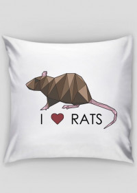 poduszka I love RATS