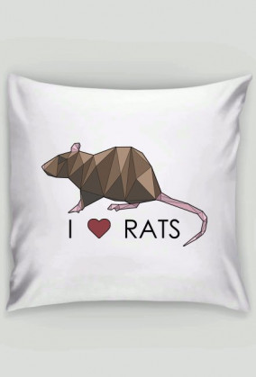 poduszka I love RATS