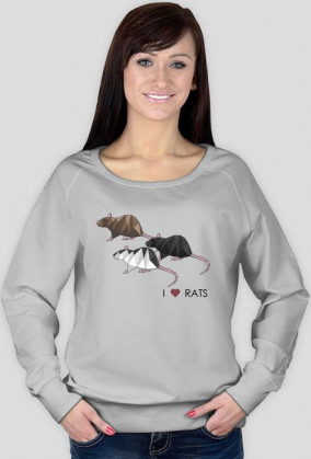 Bluza I love RATS 2