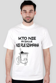 T-Shirt Koszulka Męska ,,Szampan,,