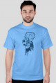 Koszulka gun męska jasnoniebieska