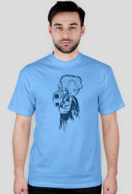 Koszulka gun męska jasnoniebieska