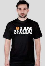 I Am Satoshi +backlogo [czarna]
