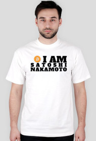 I Am Satoshi +backlogo [biała]