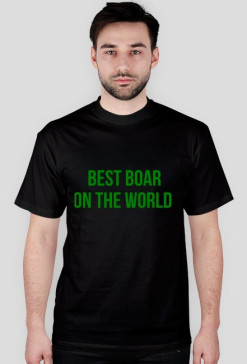 bluzka z krótkim rękawem BEST BOAR ON THE WORLD