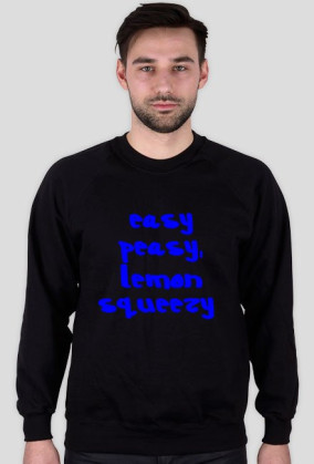 bluza EASY PEASY, LEMON SQUEEZY