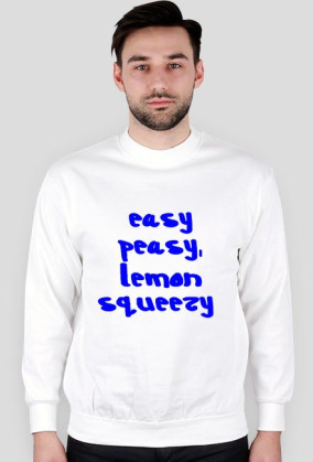 bluza EASY PEASY, LEMON SQUEEZY