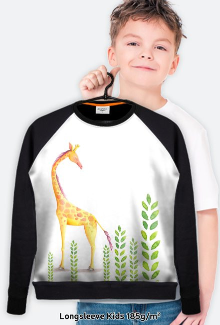 bluza dziecięca z żyrafą