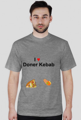 Koszulka I ♥ Doner Kebab