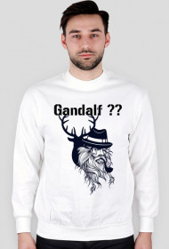 Gandalf ?? Biała Bluza Męska