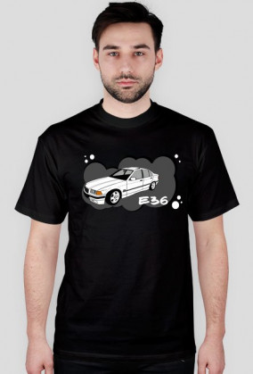 BMW E36 White T-Shirt