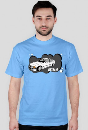 BMW E36 White T-Shirt