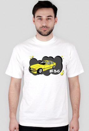 BMW E36 Yellow T-Shirt