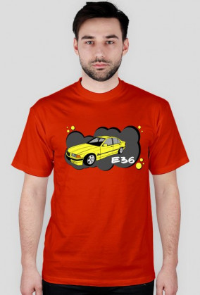 BMW E36 Yellow T-Shirt