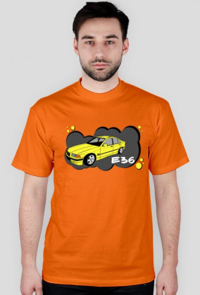 BMW E36 Yellow T-Shirt