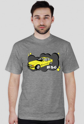 BMW E36 Yellow T-Shirt