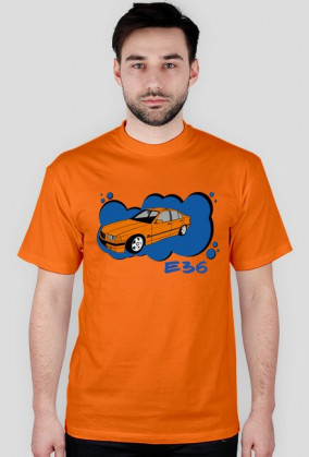 BMW E36 Orange T-Shirt