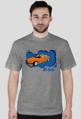 BMW E36 Orange T-Shirt