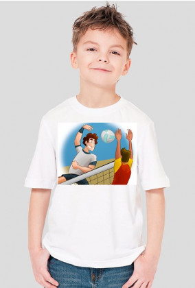 Koszulka dziecieca T-Shirt z nadrukiem Siatkowka