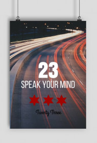 PLAKAT SPEAK YOUR MIND