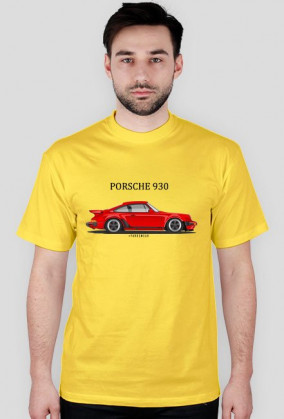 Koszulka Porsche 930 szara/biała