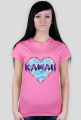 Koszulka kawaii pastel goth glitter serduszko
