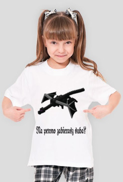 Koszulka dla dziewczynki Z nadrukiem