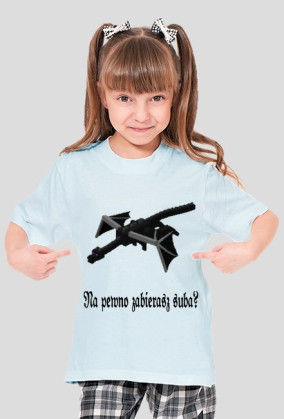 Koszulka dla dziewczynki Z nadrukiem