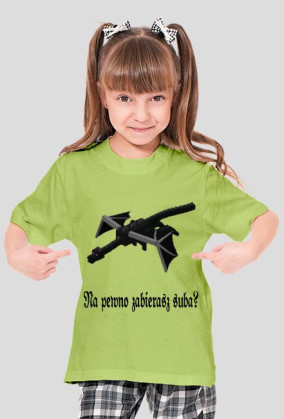 Koszulka dla dziewczynki Z nadrukiem