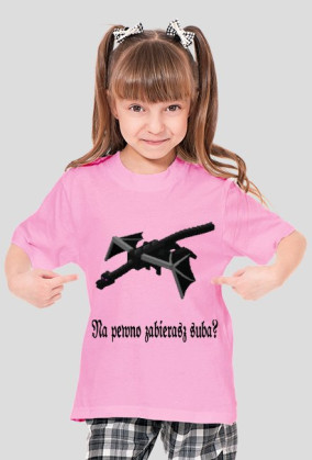 Koszulka dla dziewczynki Z nadrukiem