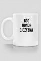 Kubek Bóg, honor ojczyzna