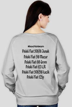 Bluza "Polski Fiat" - Szara