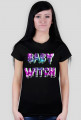 Koszulka kawaii pastel goth glitter baby witch