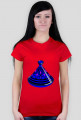 Blue Tajine. Prosty T-Shirt damski