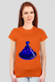 Blue Tajine. Prosty T-Shirt damski