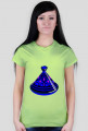 Blue Tajine. Prosty T-Shirt damski
