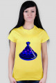 Blue Tajine. Prosty T-Shirt damski