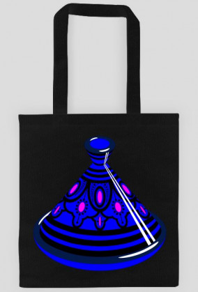 Blue Tajine. Torba bawełniana